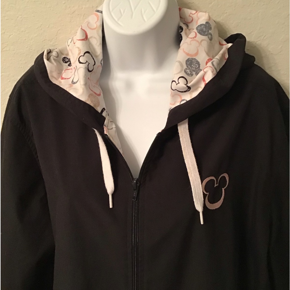 Disney Windbreaker Black w/ Pink detail